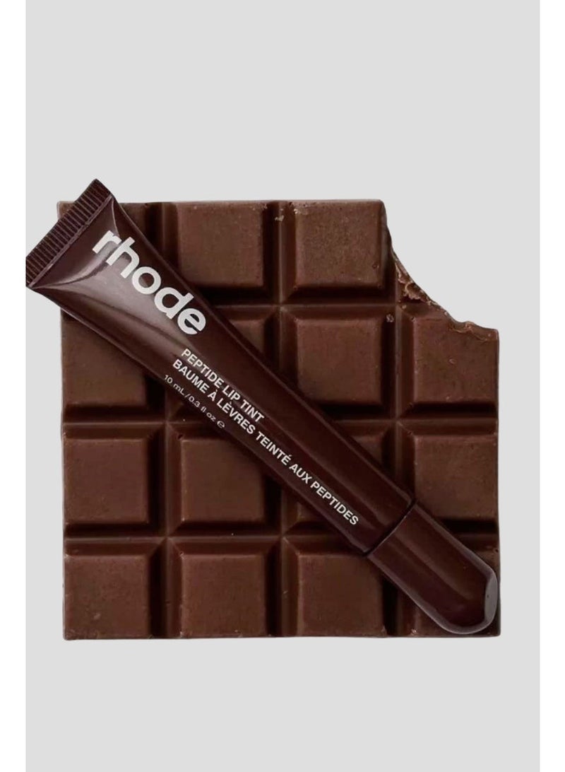 rhode Silicone Lip Gloss Holder for iPhone 17 Pro Max, Stick-On Lip Balm Sleeve Phone Case, Adhesive Lip Holder - Espresso - Image 4